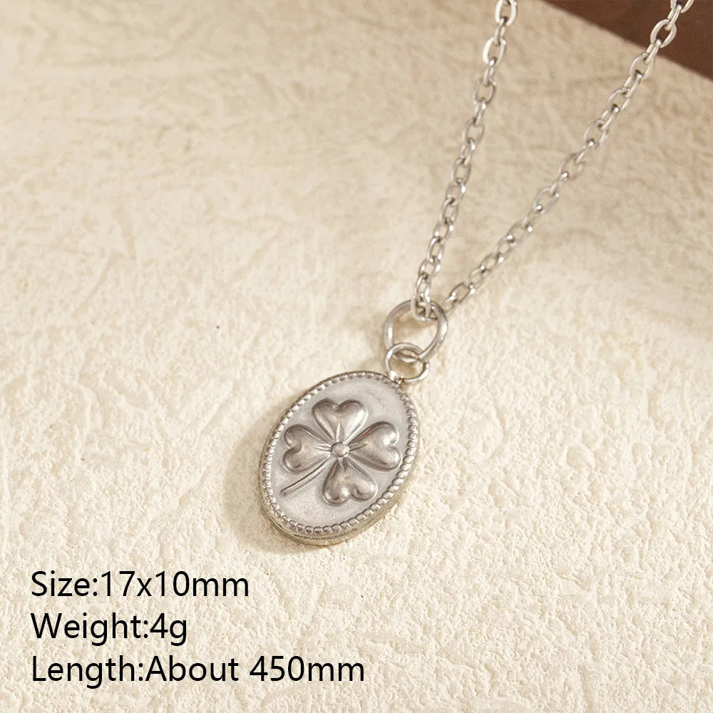 COLLAR LA LUCK SILVER