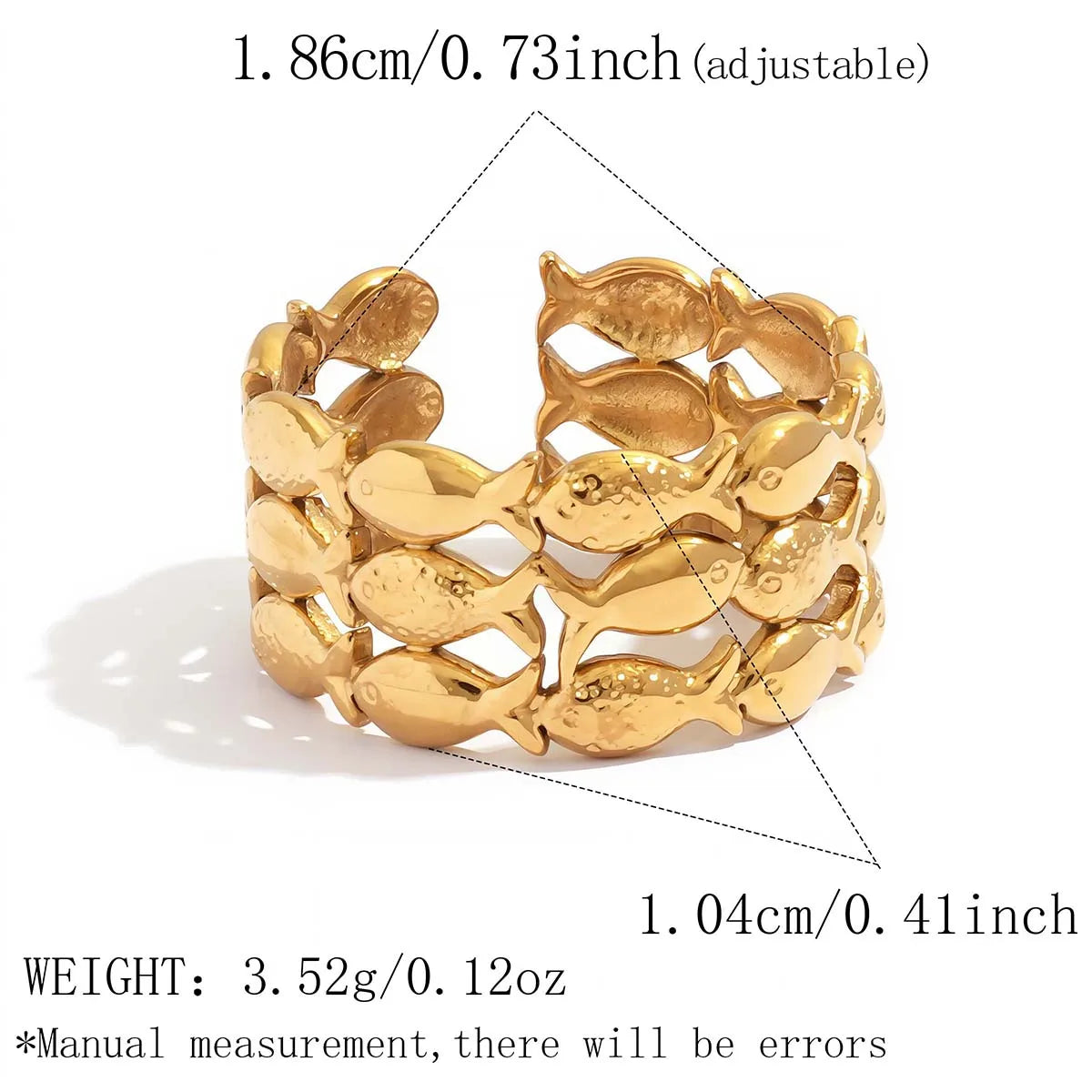 ANILLO PECES GOLD