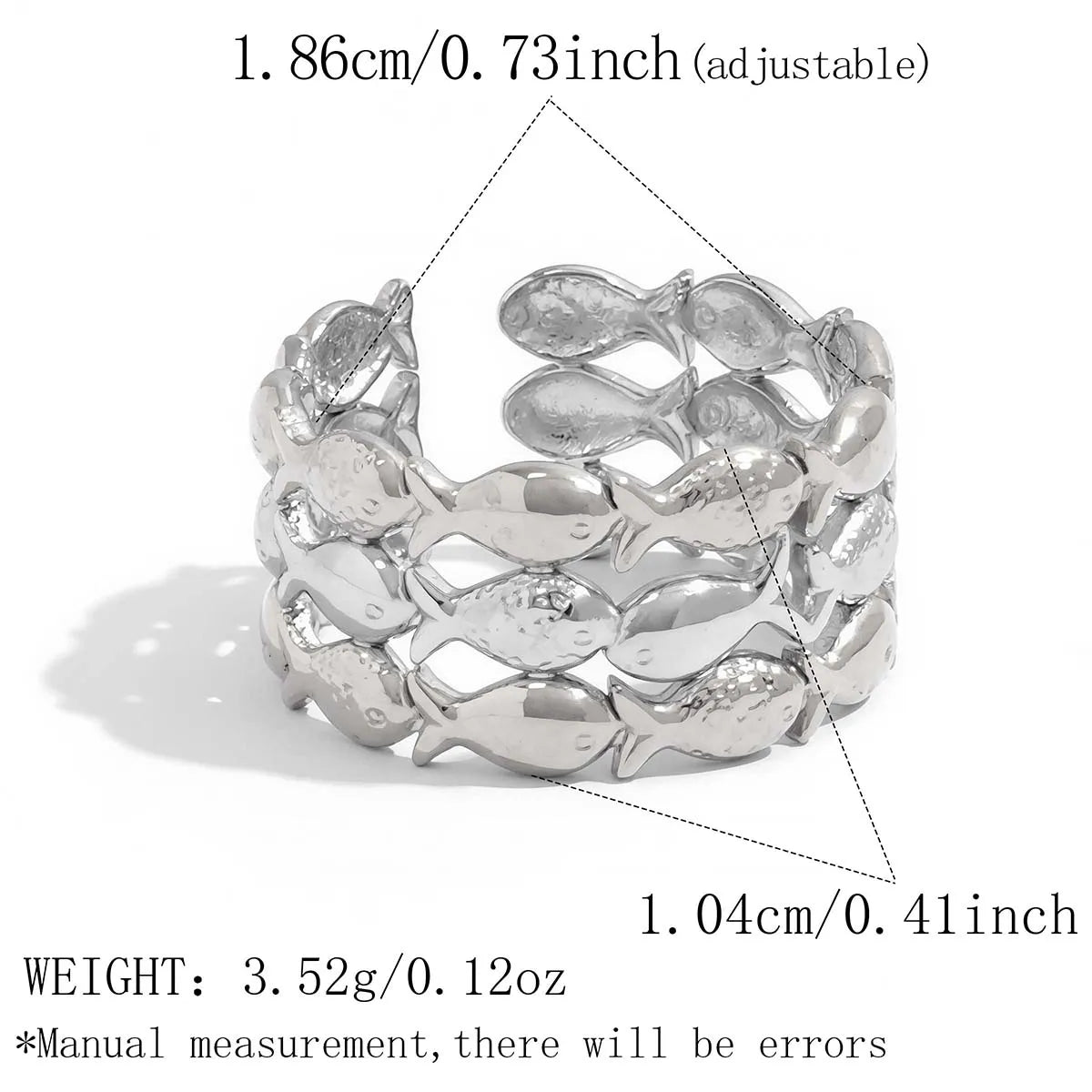 ANILLOS PECES SILVER