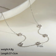 COLLAR TREBOLES SILVER