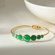 ESCLAVA AMAPOLA GREEN  GOLD