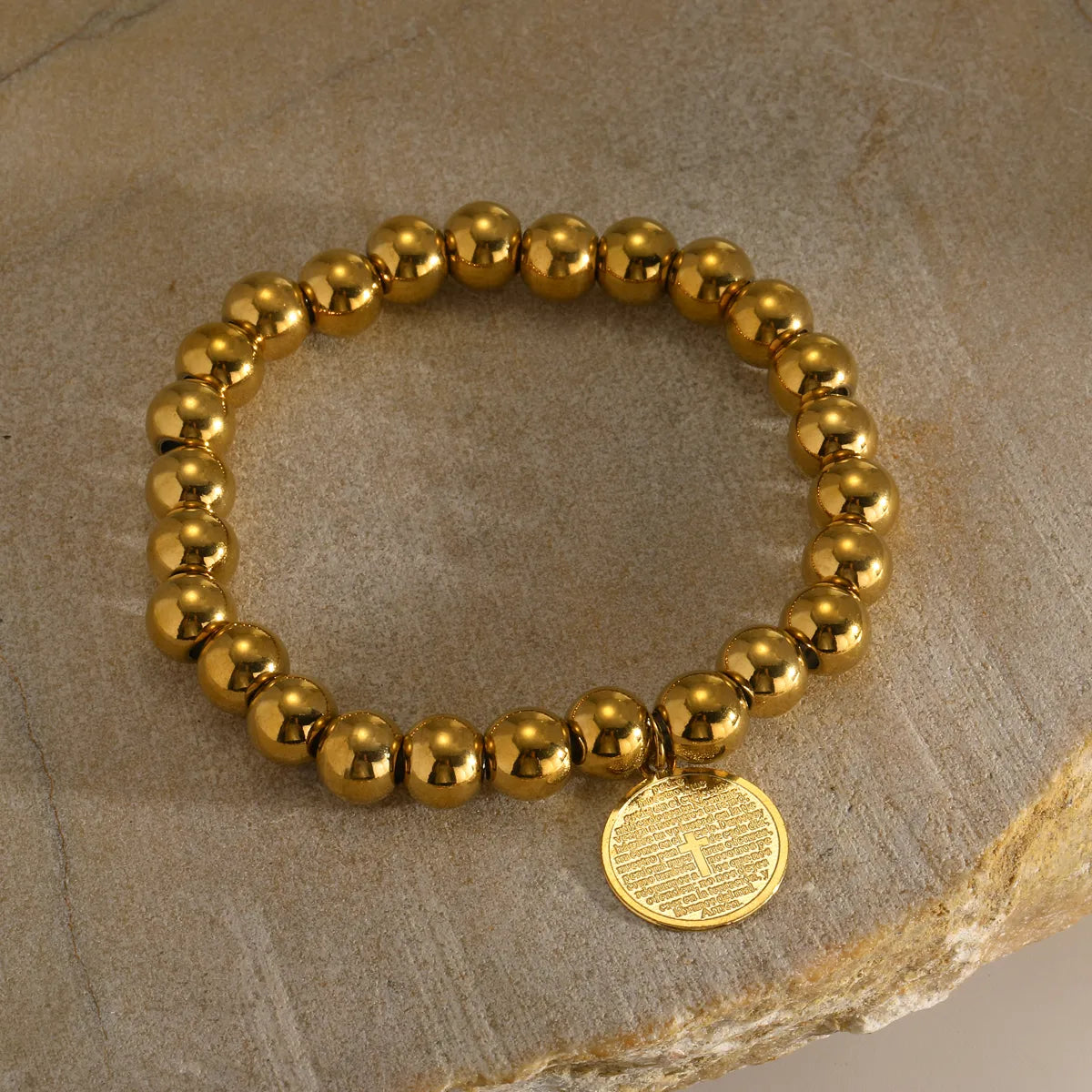 PULSERA BOLITAS PADRE NUESTRO