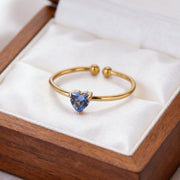 ANILLO LITTLE HEART BLUE