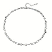 COLLAR PLUMS SILVER