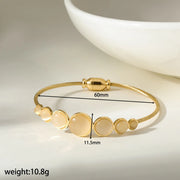 ESCLAVA AMAPOLA CREAM GOLD