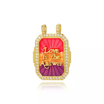 DIJE LOVE IS THE ANSWER PINK