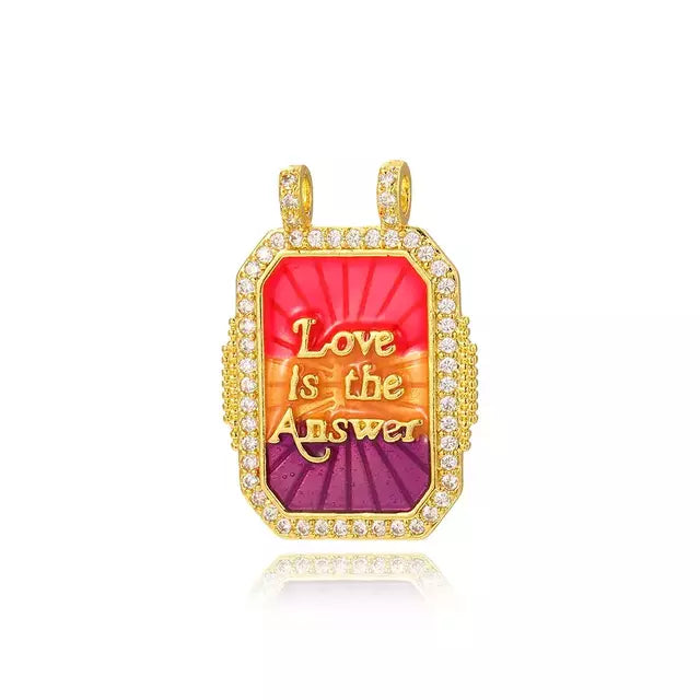 DIJE LOVE IS THE ANSWER PINK