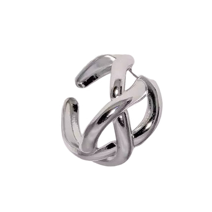 ANILLO TRENZADO SILVER
