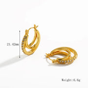 AROS ARGOLLAS CUBANAS 21MM DOBLE CUBIC