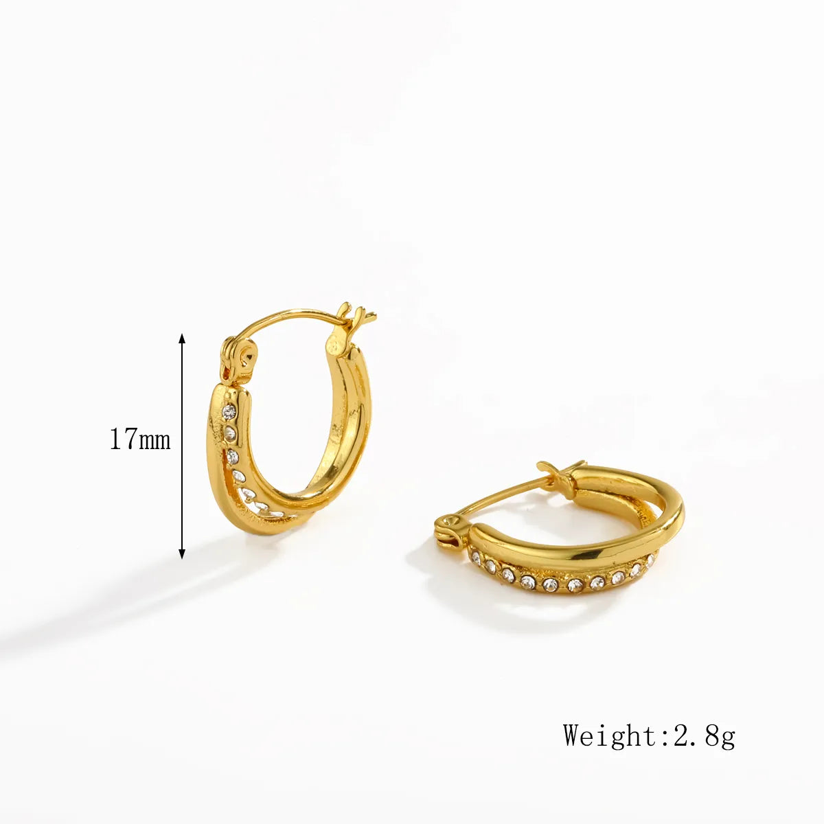 AROS ARGOLLAS CUBANAS 17MM DOBLE CUBIC