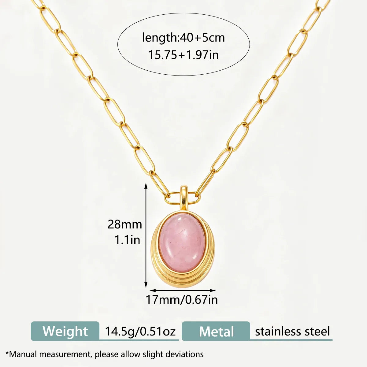 COLLA PIEDRA ROSA