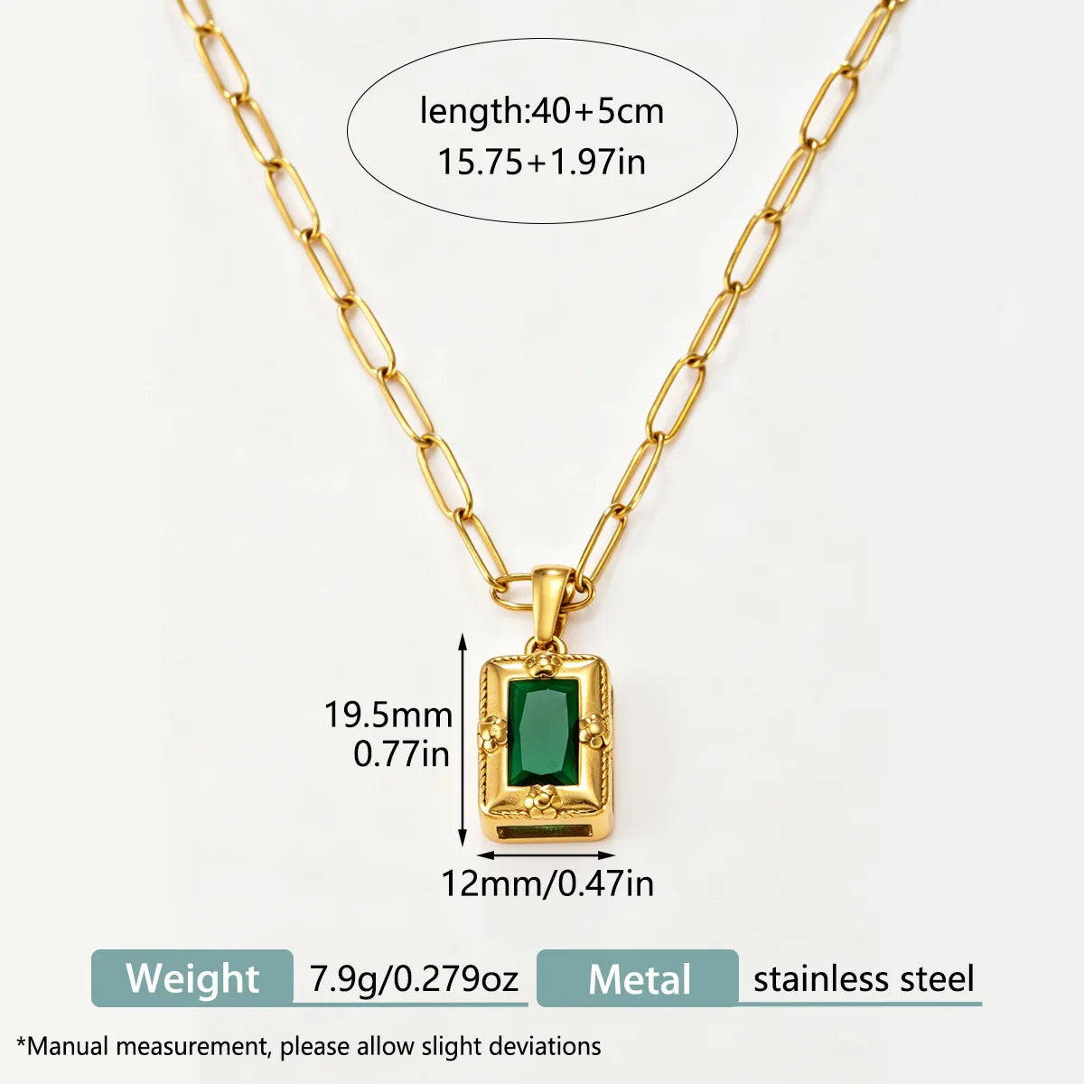 COLLAR FRAME VINTAGE GREEN