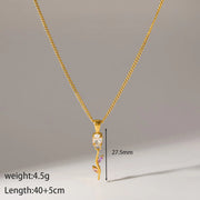 COLLAR LE ROSE ROSA/LILA
