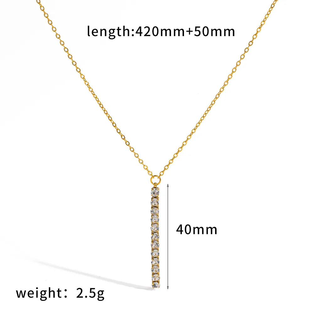 COLLAR BARRITA SHINE GOLD