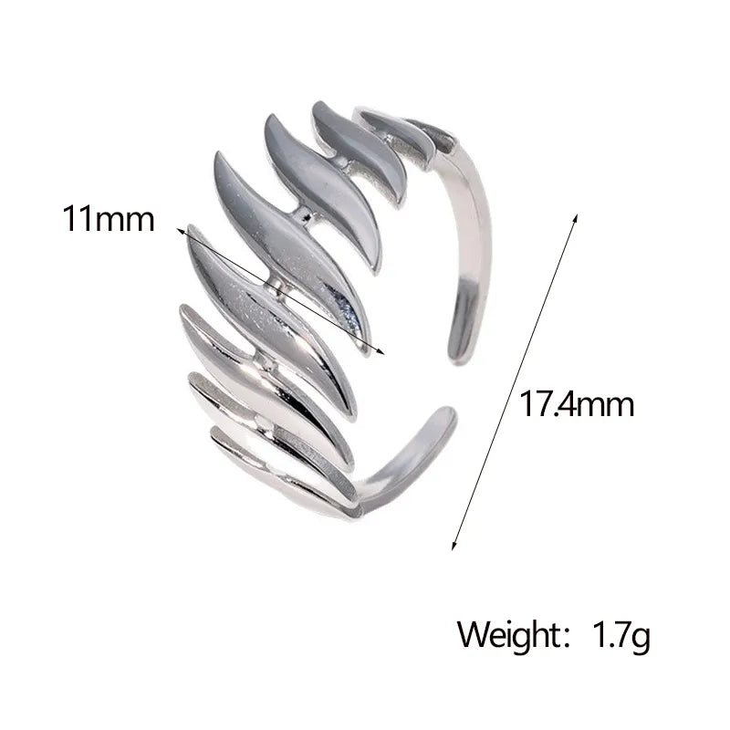 ANILLO PALMAS SILVER