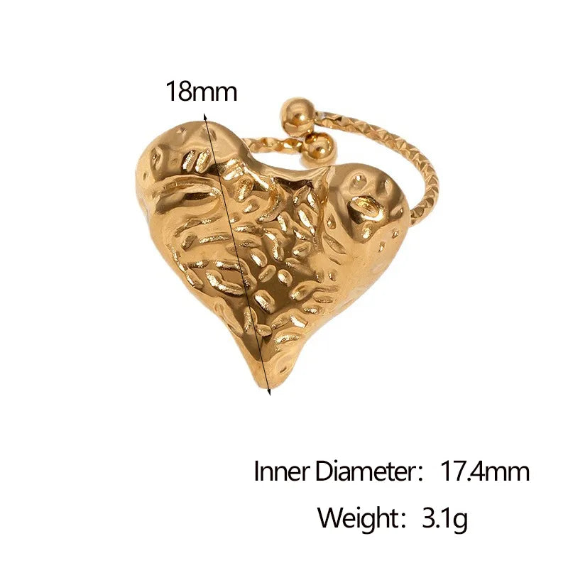 ANILLO CORAZON MUPPED GOLD
