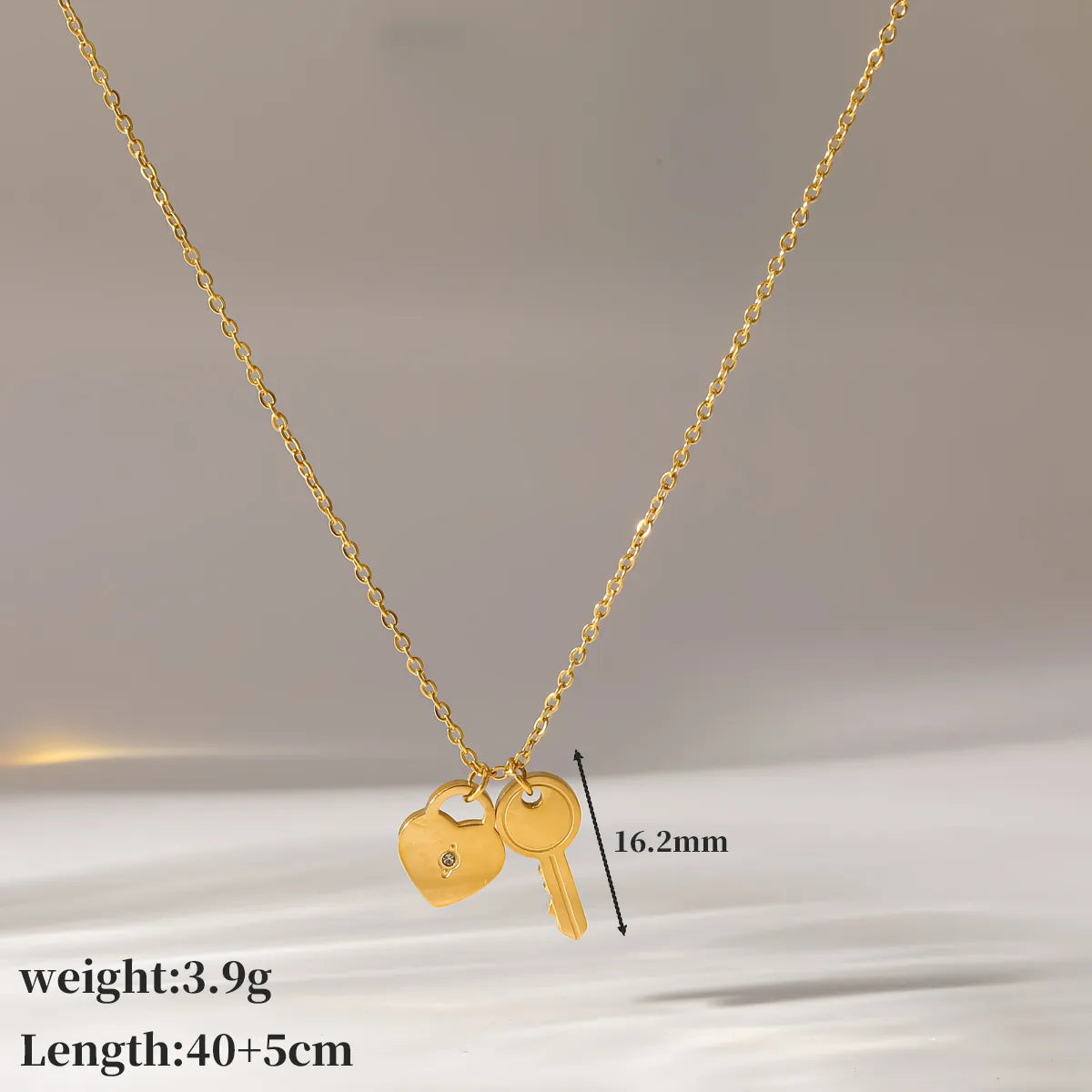 COLLAR LOCK MY LOVE GOLD