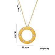 COLLAR CART CIRCLE GOLD