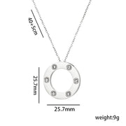 COLLAR CART CIRCLE SILVER