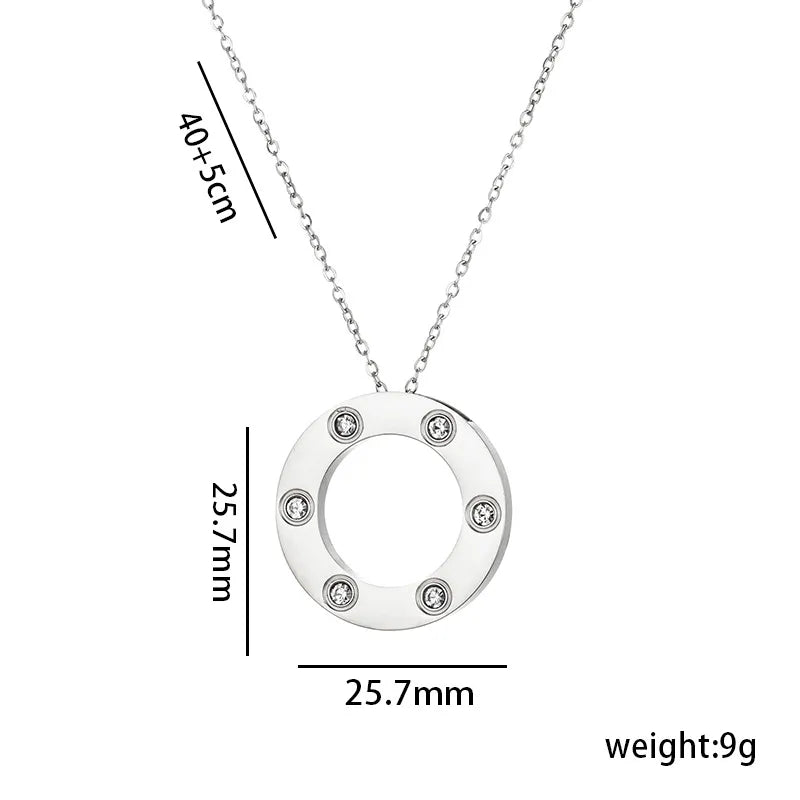 COLLAR CART CIRCLE SILVER