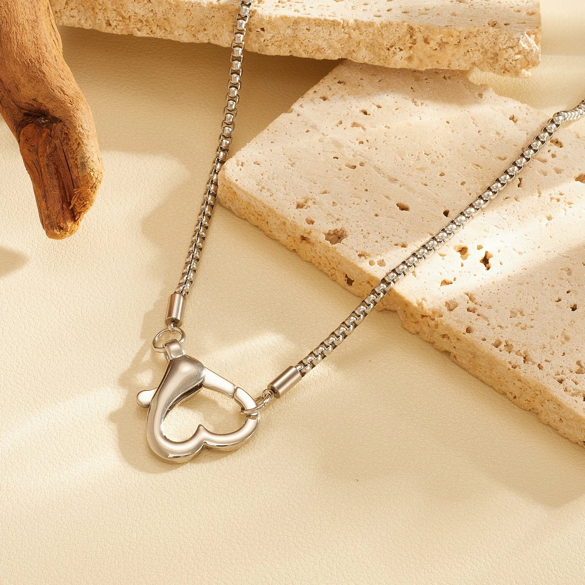 COLLAR BOLDIE LOVE SILVER