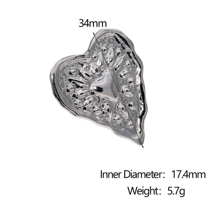 ANILLO HEART RETRO SILVER