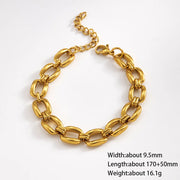 PULSERA FERRO GOLD
