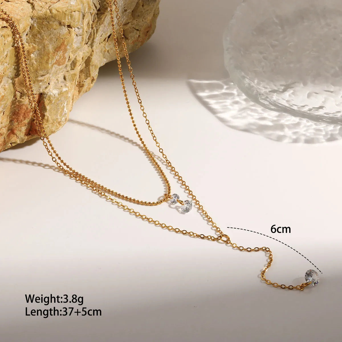 COLLAR CORBATERO CRISTALES