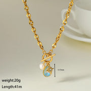 COLLAR BLUE STONE