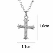 COLLAR SILVER CROSS