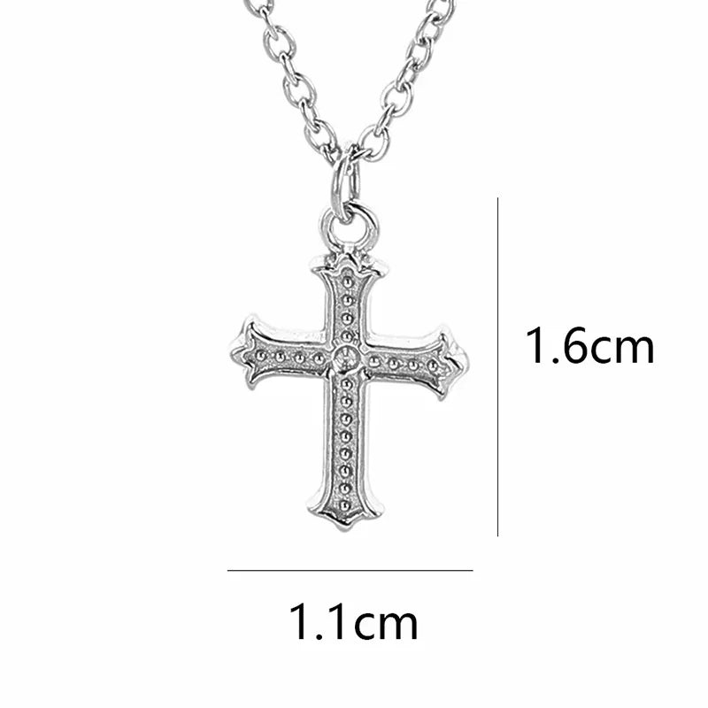 COLLAR SILVER CROSS