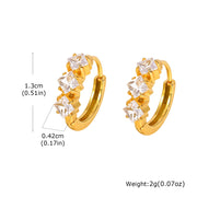 AROS HOOPS CONNIE GOLD