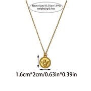 COLLAR MEDALLA ANGEL CLASSIC