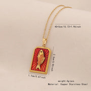 COLLAR PEZ ROJO MAGICO