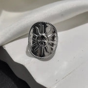 ANILLO CHAPA SOL SILVER