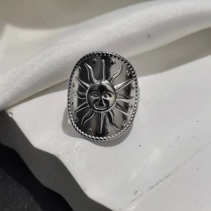 ANILLO CHAPA SOL SILVER
