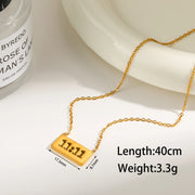 COLLAR 11 11 CALADO GOLD