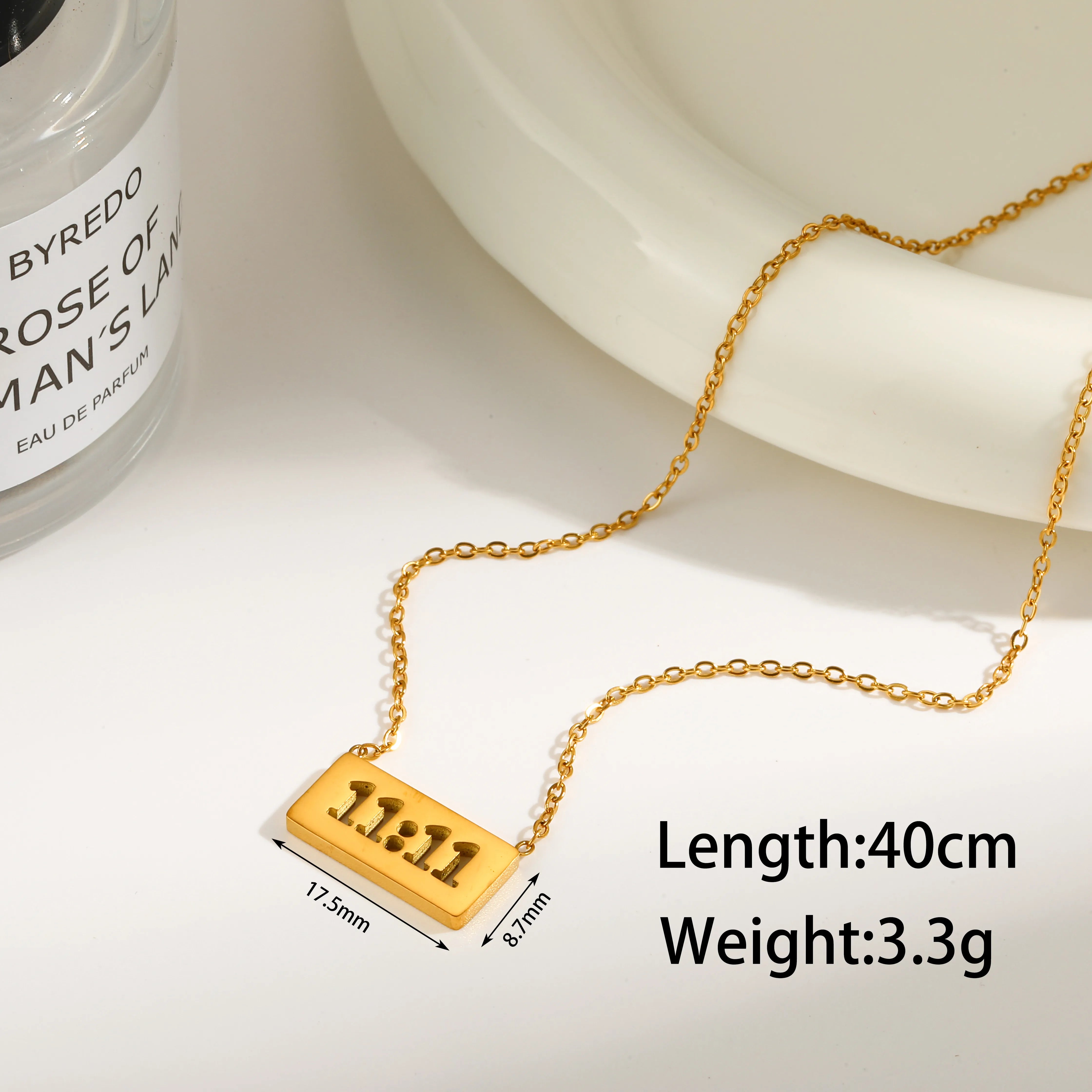 COLLAR 11 11 CALADO GOLD