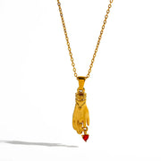 COLLAR FATALE RED