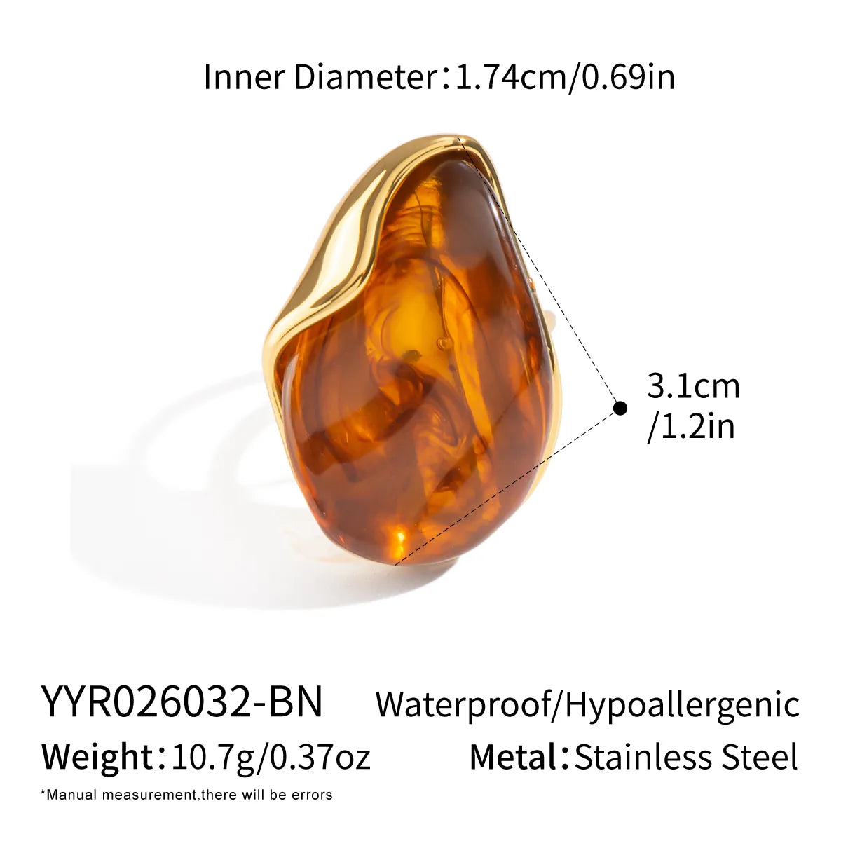 ANILLO PEARL NACAR CITRINO