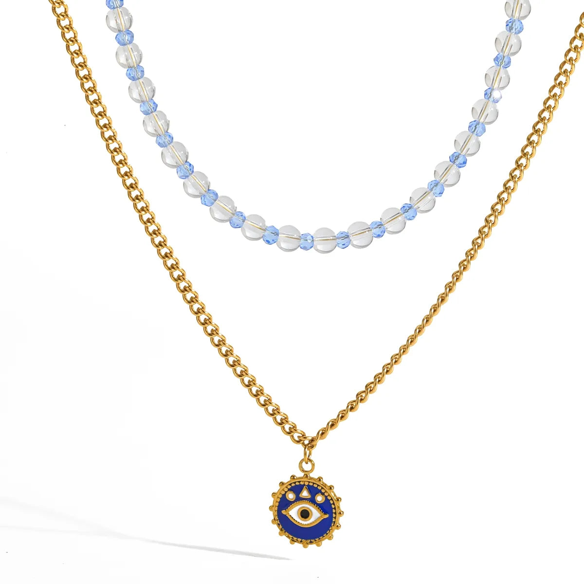 COLLAR DOBLE BLUE EYE