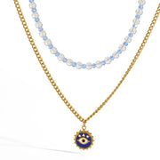 COLLAR DOBLE BLUE EYE
