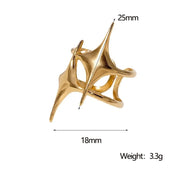 ANILLO DOBLE STARS GOLD
