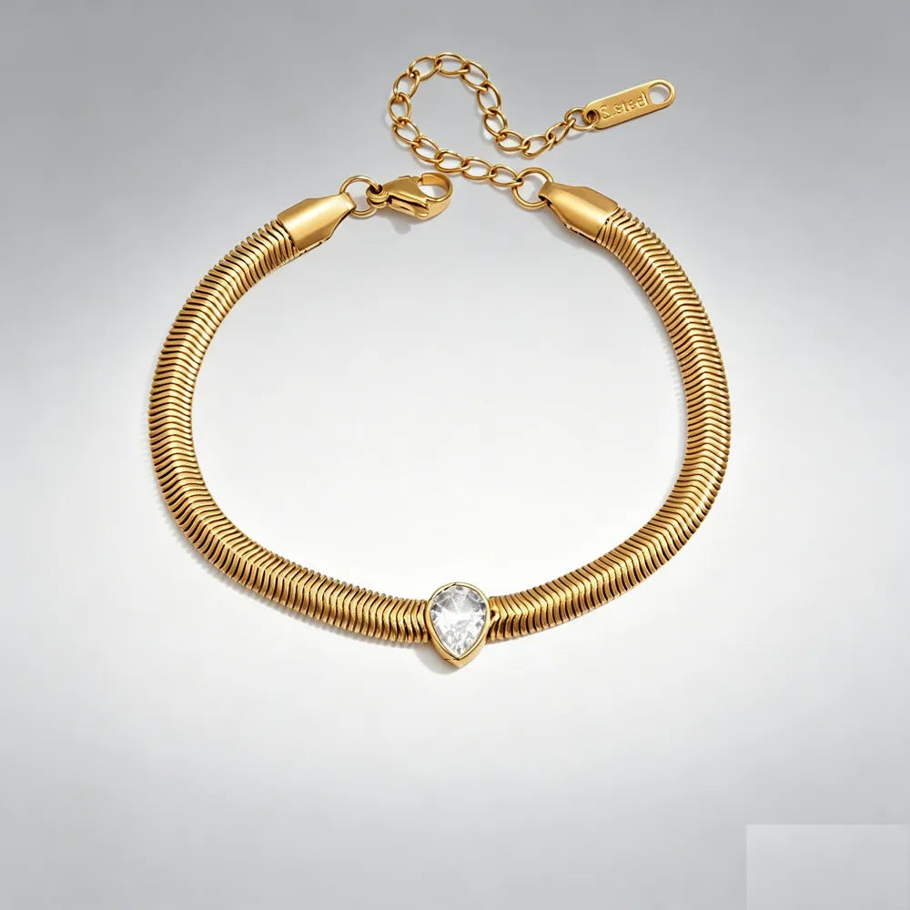 PULSERA SNAKE GOTA CUBIC