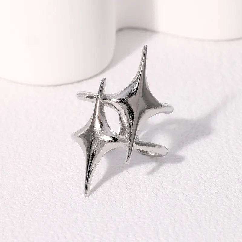 ANILLO DOBLE STARS SILVER