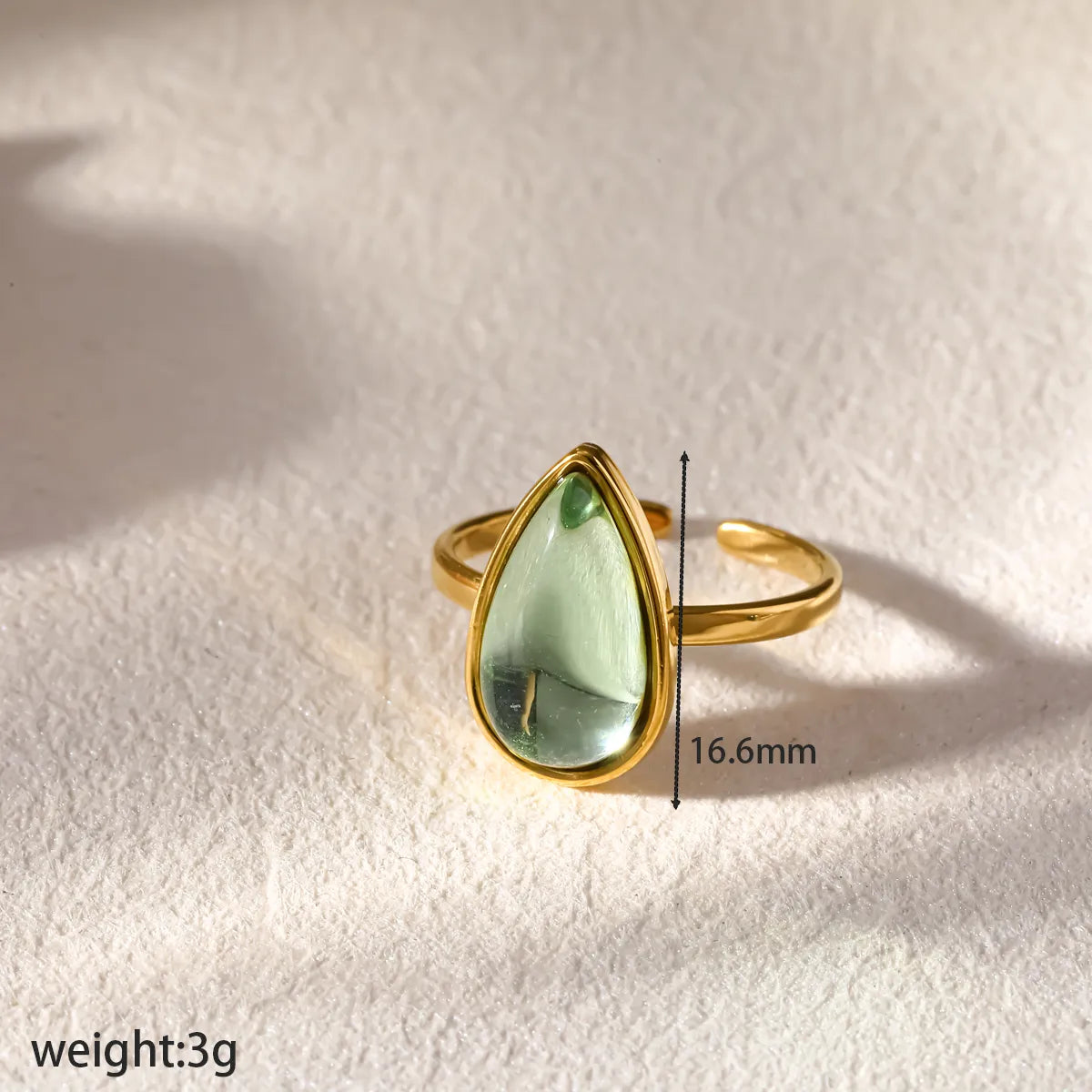 ANILLO MAGIC GREEN GOLD