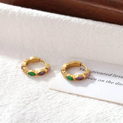 AROS HOOPS COLORFULL GOLD