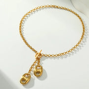 COLLAR MOCCA GOLD