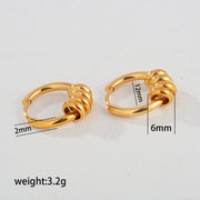 AROS HOOPS GALONES GOLD