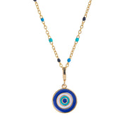 COLLAR LITTLE EYES BLUE